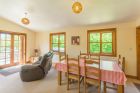 Open plan living space, Log Cabin with Hot Tub York.
