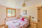 Master bedroom Hot tub Lodge York.