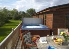 Log Cabin with Hot Tub York